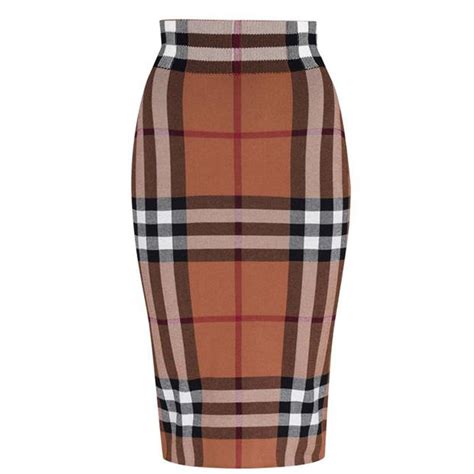 burberry short pencil skirt|burberry plaid skirt.